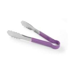 Pinces de service HACCP professionnelles 300 mm Violet - Hendi