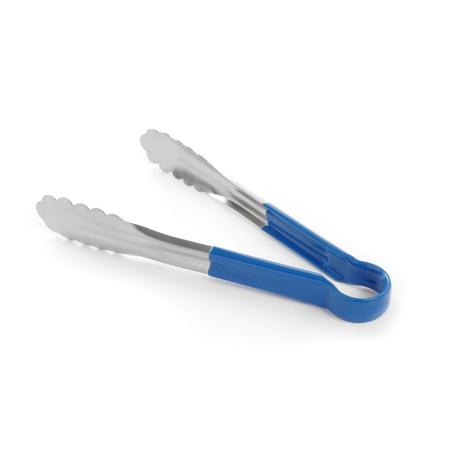 Pinces de service professionnelles HACCP bleues 300mm pour restauration - Hendi