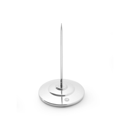 Pique Fiches Rond en Inox, Diam&egrave;tre 80mm, Hauteur 150mm - Hendi