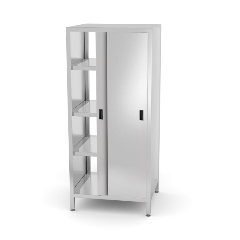 Placard de service passe-plats professionnel avec 4 portes coulissantes - Hendi
