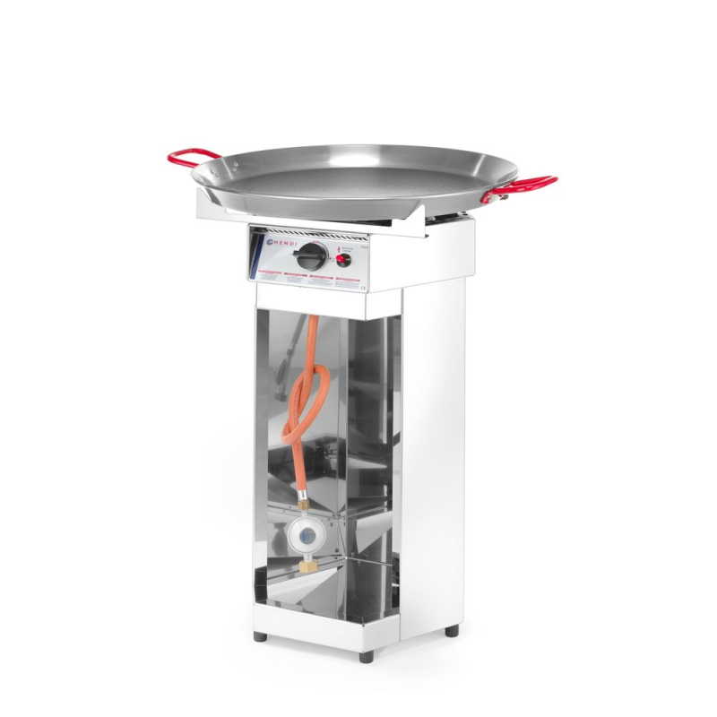 Plancha &agrave; Gaz Professionnelle Fiesta 600 Acier Inoxydable &Oslash; 600 mm 4,8kW - Hendi