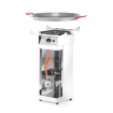 Plancha &agrave; Gaz Professionnelle Fiesta 600 Acier Inoxydable &Oslash; 600 mm 4,8kW - Hendi