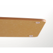 Planche &agrave; D&eacute;couper Professionnelle en Fibre de Bois 440x325mm, Marron - Hendi