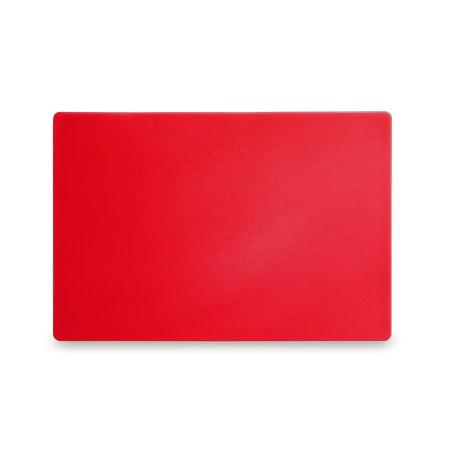 Planche &agrave; D&eacute;couper Professionnelle HACCP Rouge 450x300mm - Hendi