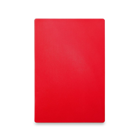 Planche &agrave; D&eacute;couper Professionnelle HACCP Rouge 600x400mm - Hendi
