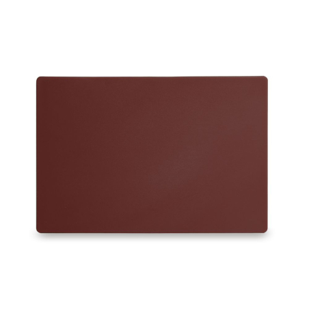 Planche &agrave; D&eacute;couper Professionnelle HACCP, 450x300mm, Marron - Hendi