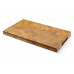 Planche de pr&eacute;sentation en ch&ecirc;ne bois de bout 325x265x30mm - Hendi