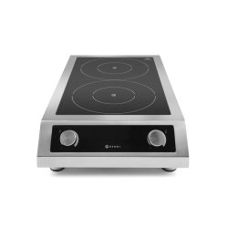 Plaque de Cuisson &agrave; Induction Double Professionnelle Profi Line 7000W 400V - Hendi