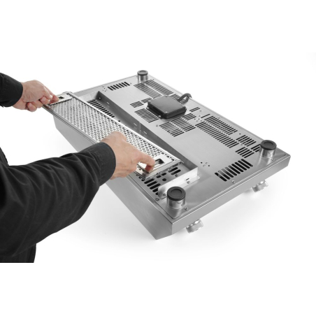 Plaque de Cuisson &agrave; Induction Double Professionnelle Profi Line 7000W 400V - Hendi