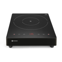 Plaque de Cuisson &agrave; Induction Professionnelle 3500W Kitchen Line, Commandes Tactiles - Hendi