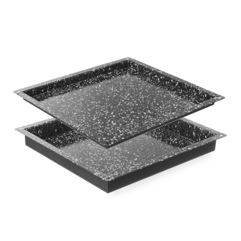 Plaque de cuisson &eacute;maill&eacute;e CONVECTOMAT CLASSIQUE GN 2/3, R&eacute;sistance 300&deg;C - Hendi