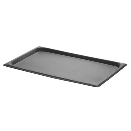 Plaque de Four Antiadh&eacute;sive CONVECTOMAT ROAST GN 1/1, Noir - Hendi