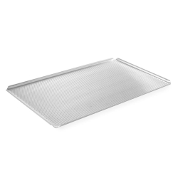 Plaque Gastronorme Perfor&eacute;e GN 1/1 Inox 530x325x10mm avec 4 Bords - Hendi