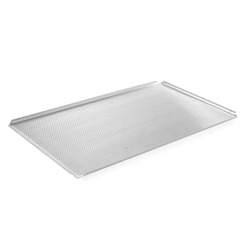 Plaque Gastronorme Perfor&eacute;e GN 1/1 Inox 530x325x10mm avec 4 Bords - Hendi