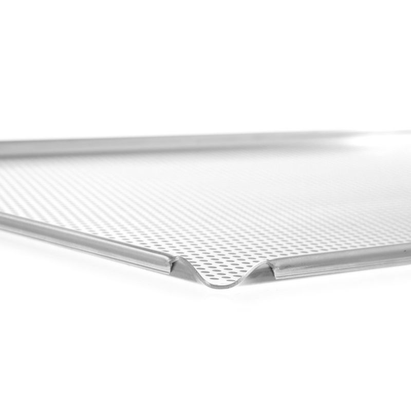 Plaque Gastronorme Perfor&eacute;e GN 1/1 Inox 530x325x10mm avec 4 Bords - Hendi