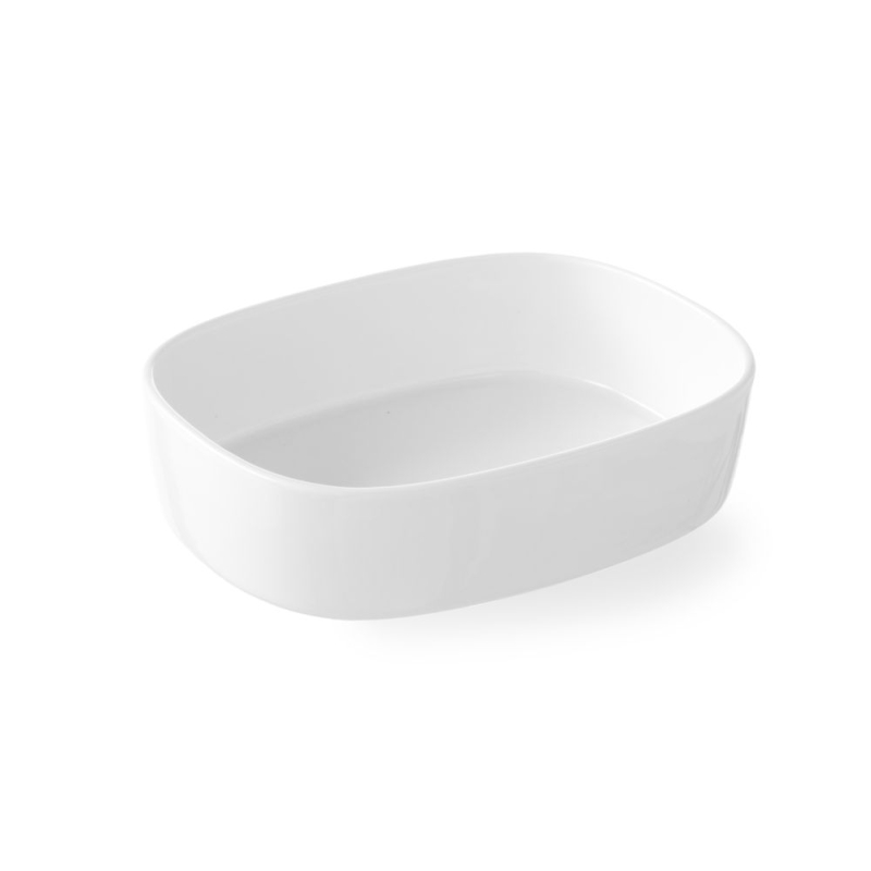 Plat &agrave; four ovale inox 245x187x62mm - Hendi