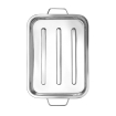 Plat &agrave; Four Professionnel Inox 43x31x6 cm - Hendi