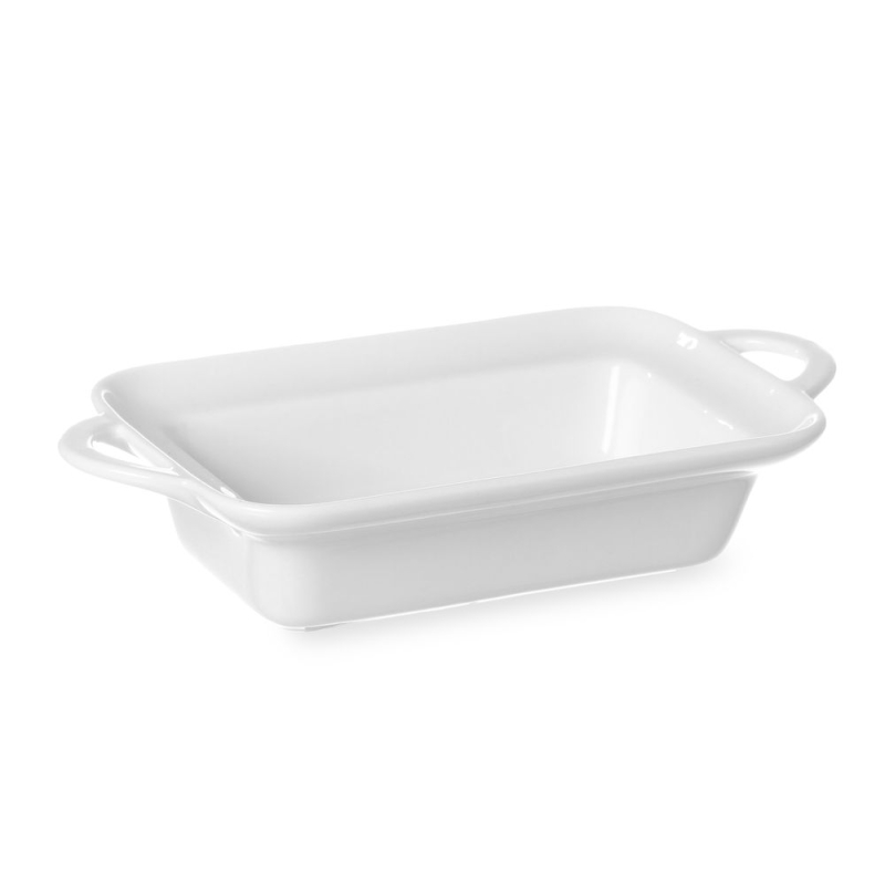 Plat &agrave; tapas rectangulaire avec poign&eacute;es, 0,25L, 236x126x48mm - Hendi