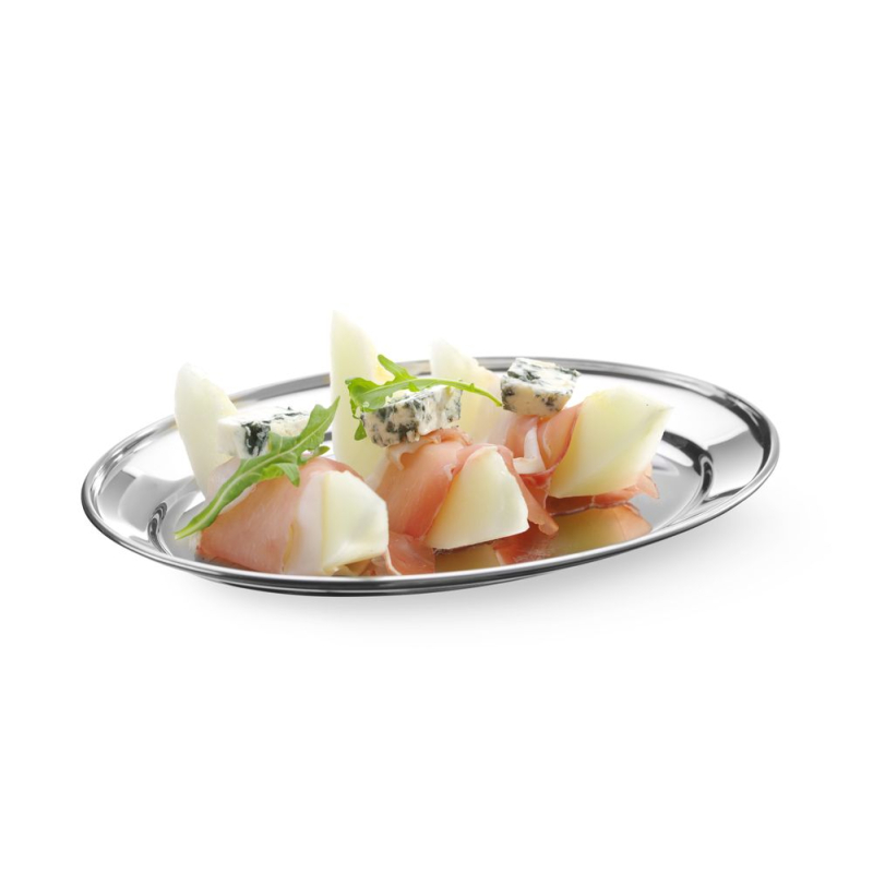Plat Ovale Professionnel 300x220mm pour Service et Buffet - Hendi