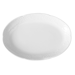 Plat Ovale Professionnel en Porcelaine 330x225mm - Hendi