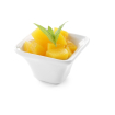 Plat/Coupelle &agrave; Tapas Carr&eacute; en Porcelaine, 6 pi&egrave;ces, 59x59mm - Hendi