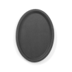 Plateau Antid&eacute;rapant Ovale Noir 160x230mm - Hendi