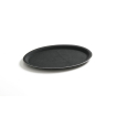 Plateau Antid&eacute;rapant Ovale Noir 160x230mm - Hendi
