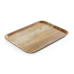 Plateau de service en m&eacute;lamine imprim&eacute; bois r&eacute;sistant 330x430mm - Hendi