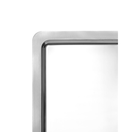 Plateau de service GN 1/1 Acier Inoxydable Poli Miroir 530x325x13mm - Hendi