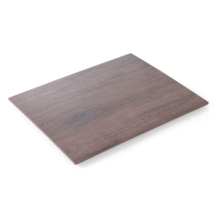Plateau de service imitation bois antid&eacute;rapant GN 1/2 (325x265x10mm) - Hendi