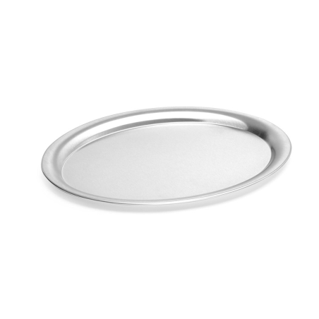 Plateau de Service Ovale Caf&eacute; 285x220mm Finition Satin&eacute;e - Hendi