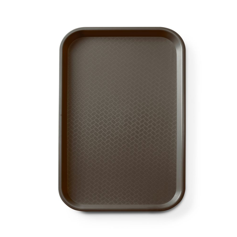 Plateau fast food GN 1/1 en polypropyl&egrave;ne brun 530x325x20mm - Hendi