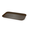 Plateau fast food GN 1/1 en polypropyl&egrave;ne brun 530x325x20mm - Hendi