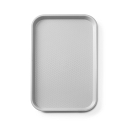 Plateau Fastfood Polypropyl&egrave;ne GN 1/1 AmerBox Gris Clair 530x325mm - Hendi