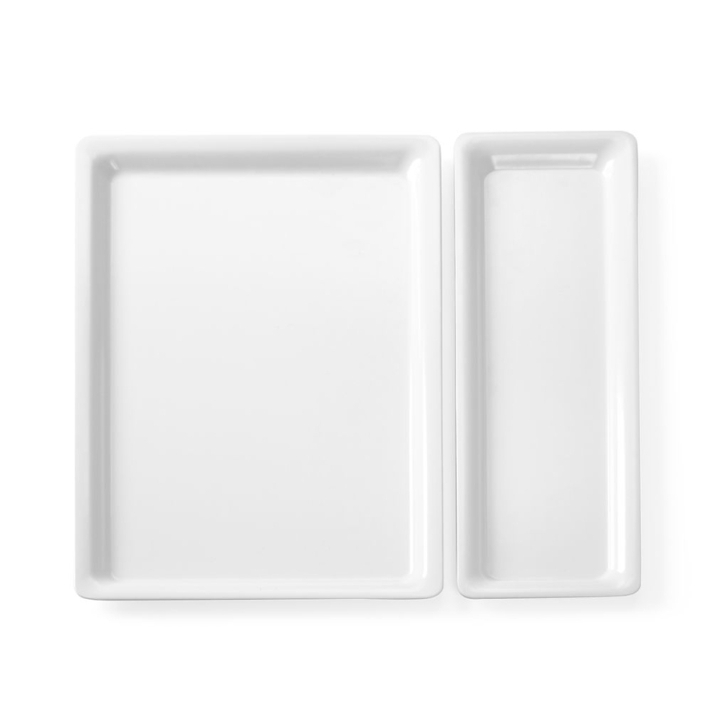Plateau Gastronorme Inox GN 1/1 530x325mm Bord Fin - Hendi