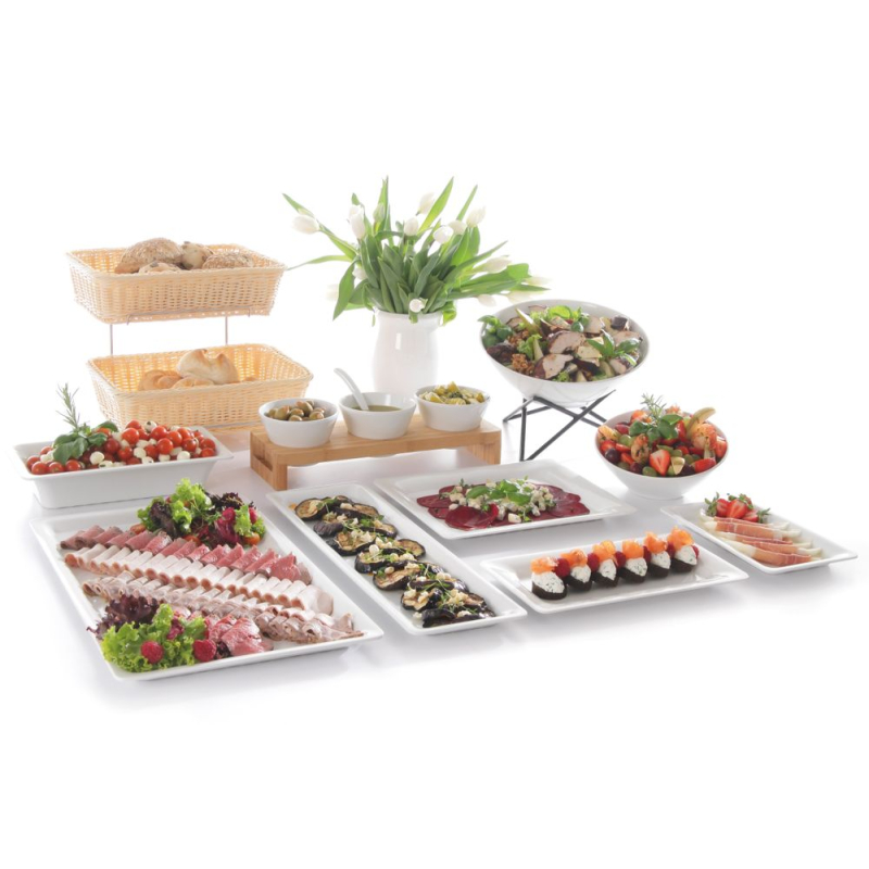 Plateau Gastronorme Inox GN 1/1 530x325mm Bord Fin - Hendi