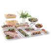 Plateau Gastronorme Inox GN 1/1 530x325mm Bord Fin - Hendi