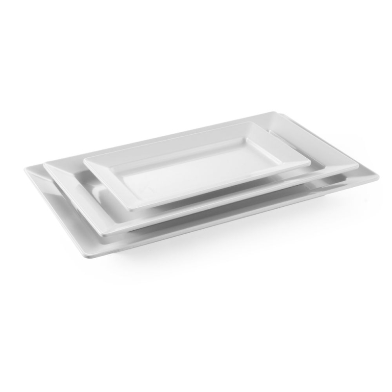 Plateau Rectangulaire Professionnel Inox 360x205x38mm - Hendi