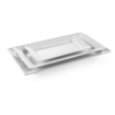 Plateau Rectangulaire Professionnel Inox 360x205x38mm - Hendi