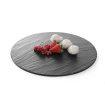 Plateau Rond de Service Imitation Ardoise/Granite, ⌀430x7mm - Hendi
