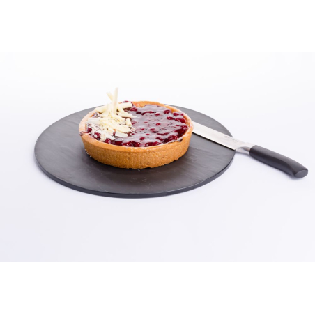 Plateau Rond de Service Imitation Ardoise/Granite, ⌀430x7mm - Hendi