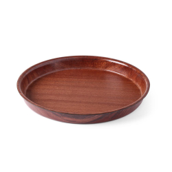 Plateau rond Woodform AmerBox Acajou ⌀320mm x 35mm - Hendi