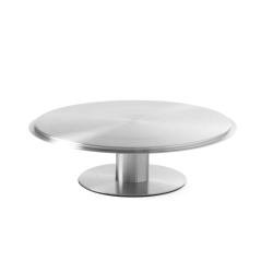 Plateau Tournant &agrave; G&acirc;teaux Professionnel en Acier Inoxydable ⌀300mm - Hendi