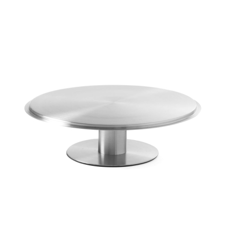 Plateau Tournant &agrave; G&acirc;teaux Professionnel en Acier Inoxydable ⌀300mm - Hendi