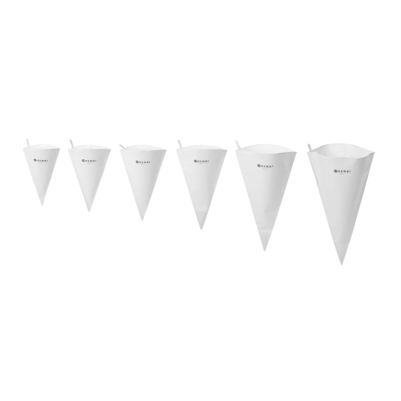 Poche &agrave; douille en coton r&eacute;utilisable avec rev&ecirc;tement PU, 2 pi&egrave;ces, 450mm - Hendi