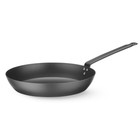 Po&ecirc;le &agrave; frire professionnelle en acier au carbone, ⌀306mm, r&eacute;f. 628041 - Hendi