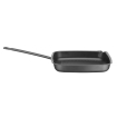 Po&ecirc;le &agrave; griller carr&eacute;e professionnelle, 480x282x(H)80mm, acier au carbone, bec verseur, four 220&deg;C - Hendi