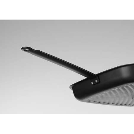 Po&ecirc;le &agrave; griller carr&eacute;e professionnelle, 480x282x(H)80mm, acier au carbone, bec verseur, four 220&deg;C - Hendi