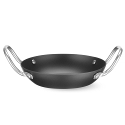 Po&ecirc;le de service Acier Carbone ⌀184mm, 2 Poign&eacute;es Inox, Four 250&deg;C - Hendi