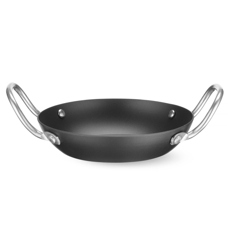 Po&ecirc;le de service Acier Carbone ⌀184mm, 2 Poign&eacute;es Inox, Four 250&deg;C - Hendi